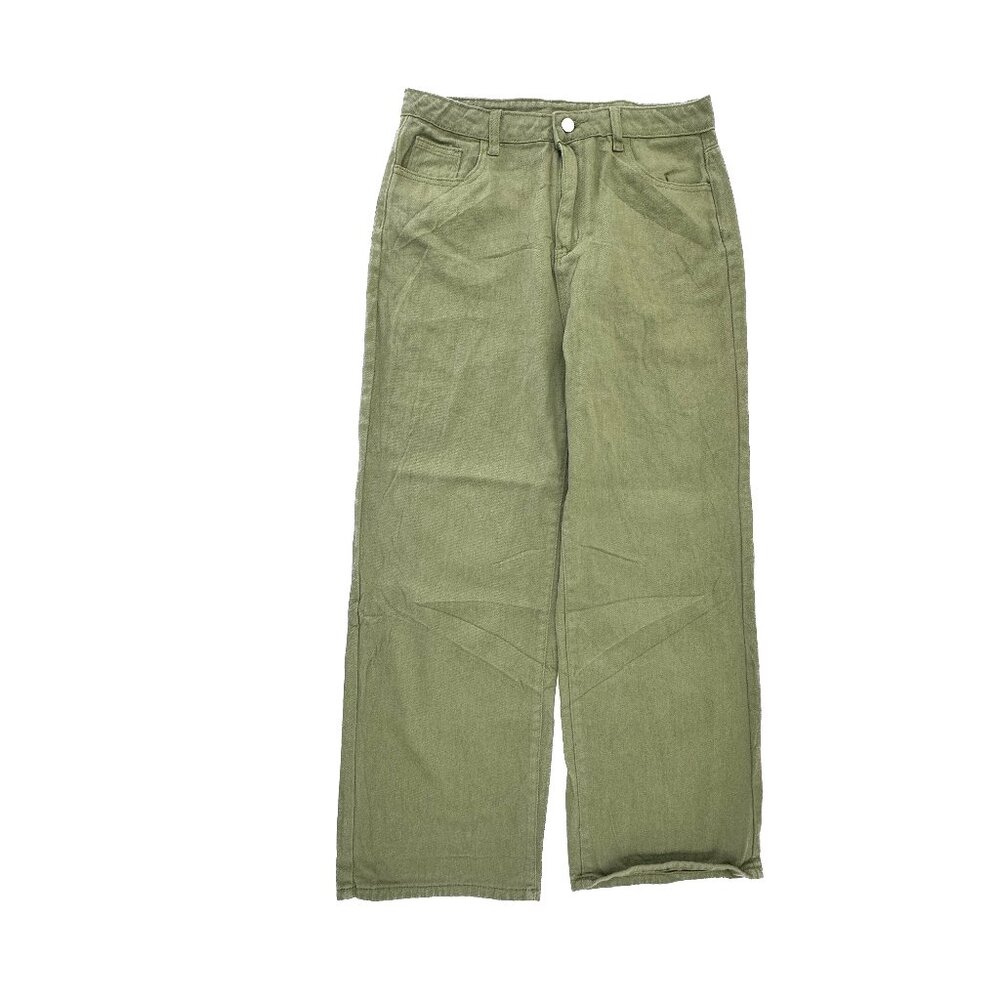 Dazy Baggy Women's size XXL Green Denim Jeans